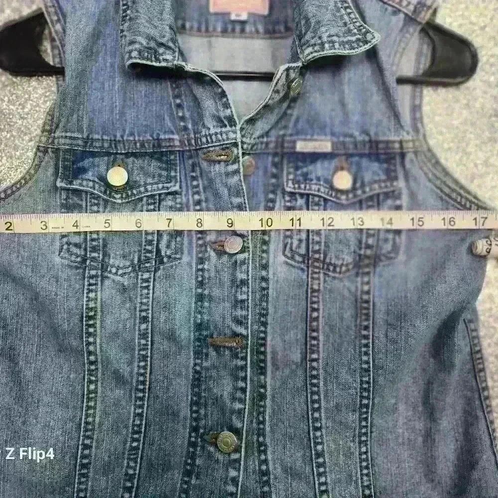 1990S Stockton jean vest size med - Picture 4 of 5